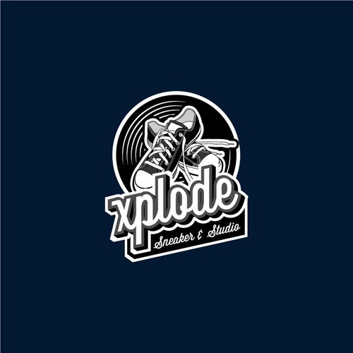 Shoe logo with the title 'XPLODE'