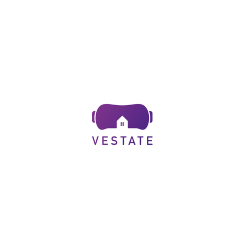 VR logo with the title 'Logo for VR real estate company'