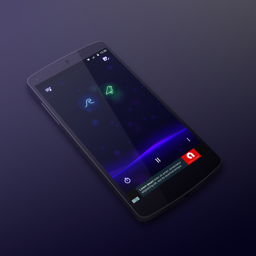 Sound design with the title 'Design a modern look for Relax Sounds (Fall asleep, Meditate, Relax)'