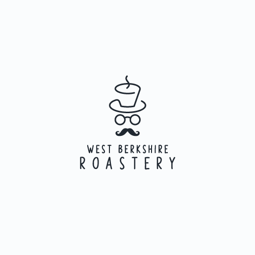 Roast design with the title 'coffee head logo'