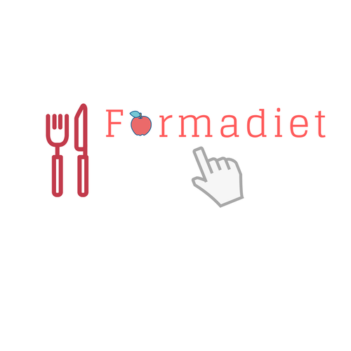 Diet logo with the title 'Logo pour un site de e-learning dietétique'