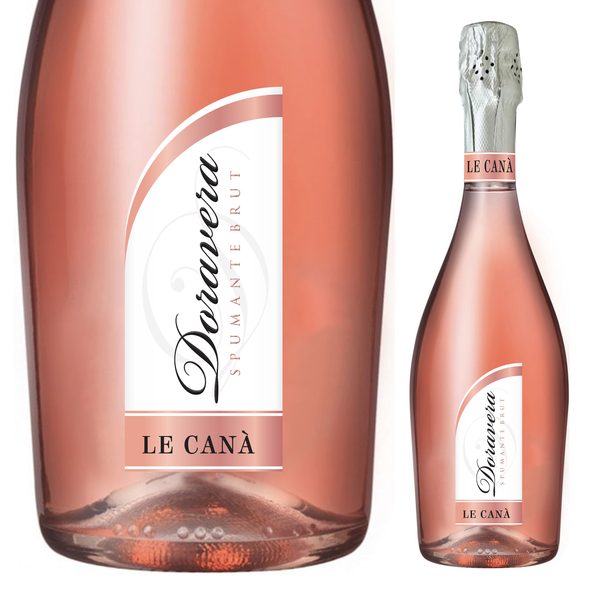 Rose label with the title 'LABEL FOR ROSE' SPARKLING WINE'