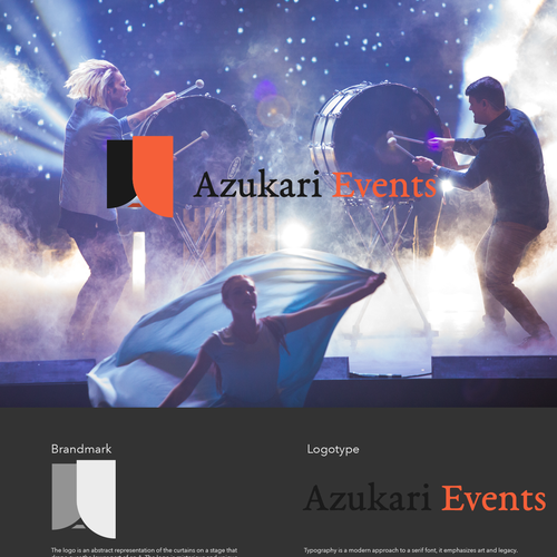 Theater logo with the title 'Event organizer logo'