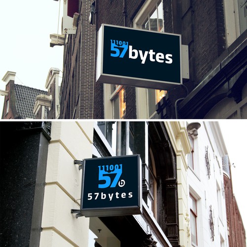 Information logo with the title 'logo for technology startup '