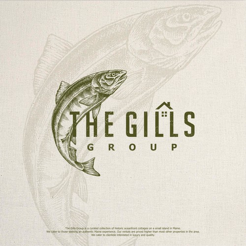 Nautical logo with the title 'unused logo The Gills'