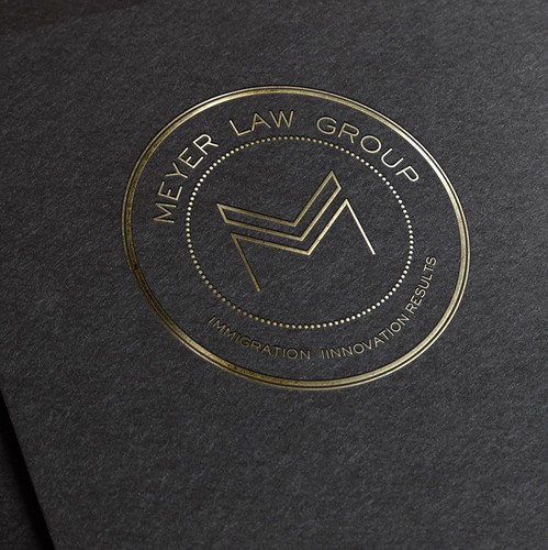 Attorney brand with the title 'Logo concept for law firm.'