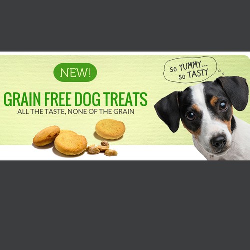 Puppy design with the title 'Dog Treat'