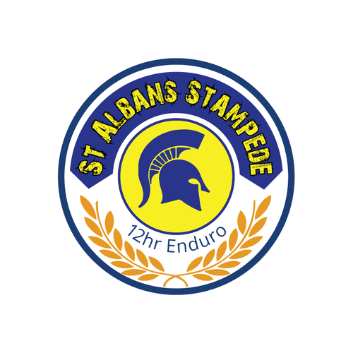 Medal logo with the title 'St Albans Stampede'