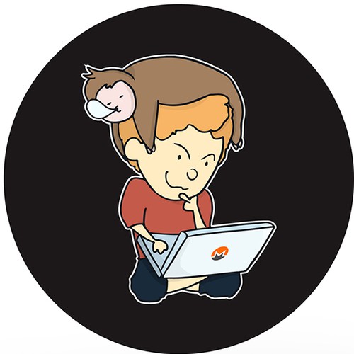 Nerd design with the title 'Clean Art of Nerdy Boy'