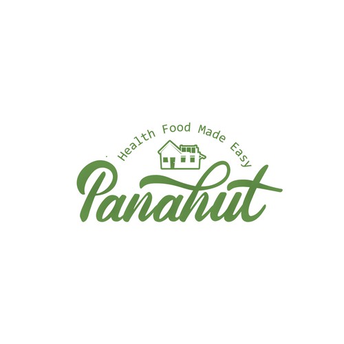 Healthy eating logo with the title 'a logo for Panahut '
