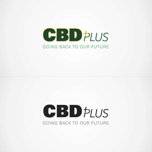 Medicinal logo with the title 'CBD+ Plus - Brand Logo'
