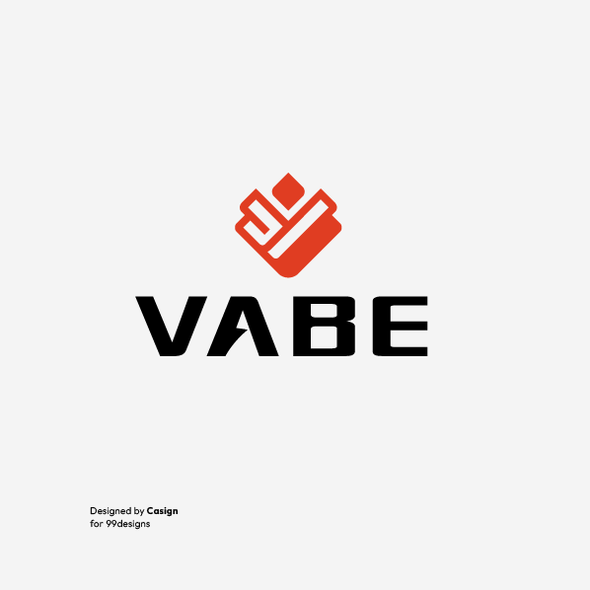 Smoke design with the title 'Vabe'