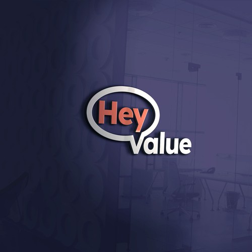 Customer service design with the title 'Hey Value logo design'