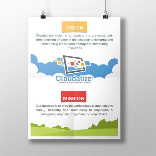 Vision design with the title 'Poster'