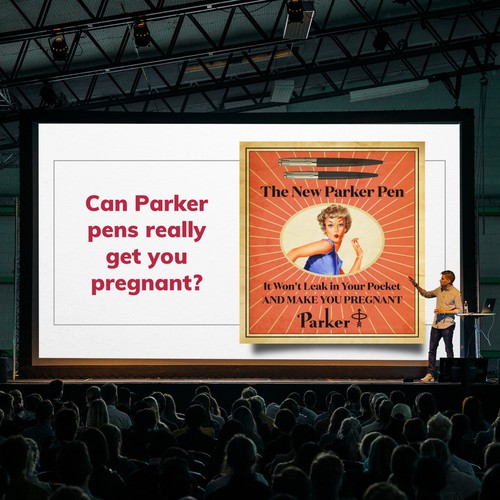 Visual design with the title 'Bold, Modern and Visual Conference Presentation'