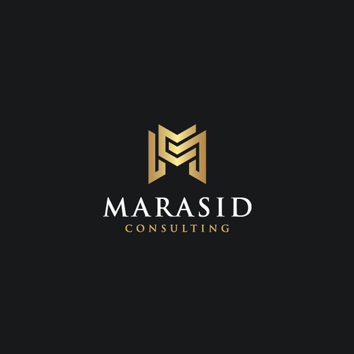 Management brand with the title 'Logo concept for Marasid Consulting'