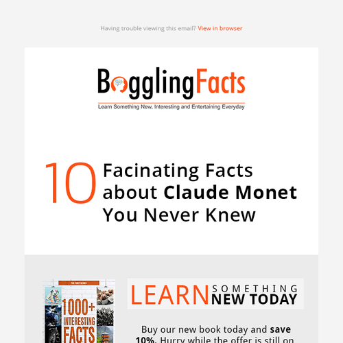 Listing design with the title 'Listing Newsletter'