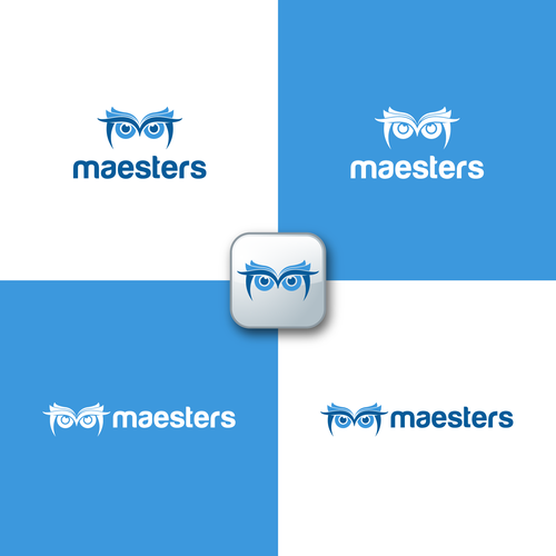 M design with the title 'Logo for learning website'