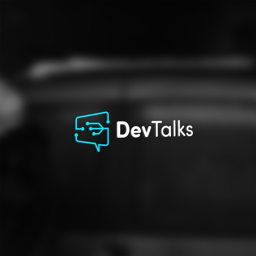 Developer logo with the title 'DevTalks Logo'