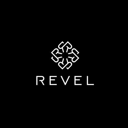 Brand logo with the title 'REVEL'