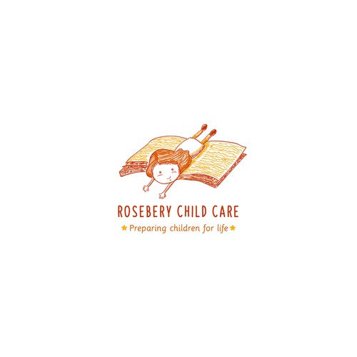 Literature logo with the title 'Rosebery child care'