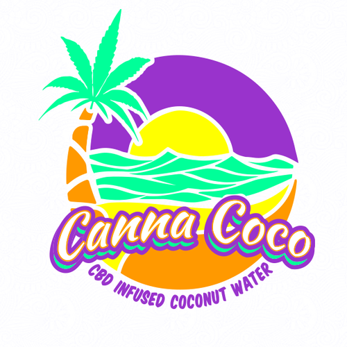 Coco logo with the title 'Canna Coco CBD coconut water'