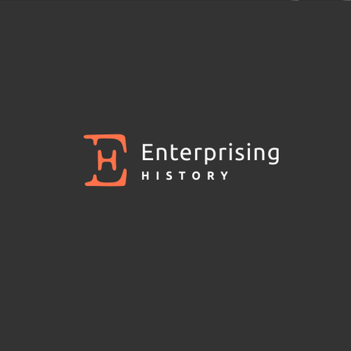 History design with the title 'Logo for "Enterprising History"'
