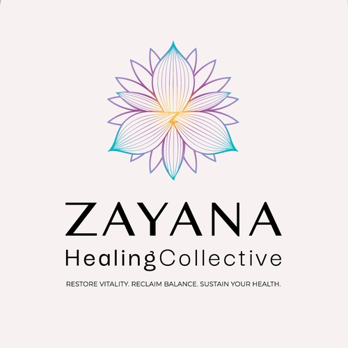 Healing logo with the title 'Premium Physician-Led Natural Medicine Logo'
