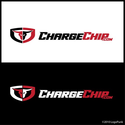 Chip design with the title 'Automotive Chip Logo'