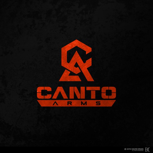 Arms design with the title 'Canto Arms'