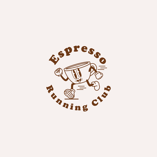 Espresso logo with the title 'Espresso Running Club'