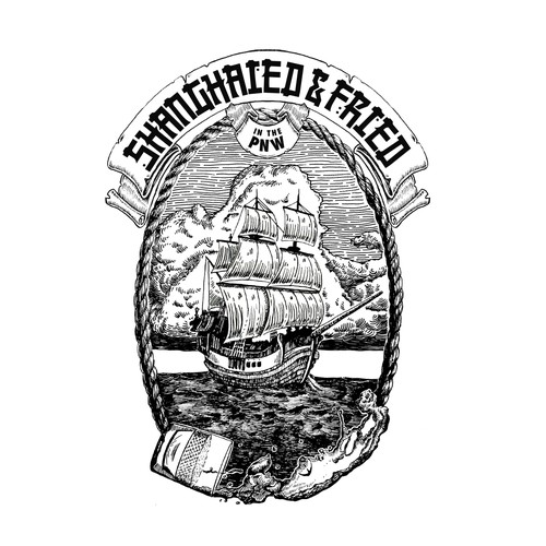 Linework design with the title 'Custom Tattoo Design with traditional style'