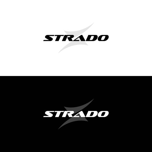 Swoosh logo with the title 'Brand Identity for Strado'