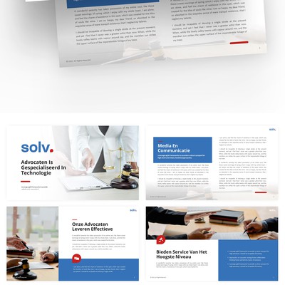 Law firm presentation design
