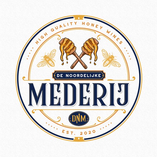 Honey logo with the title 'De Noordelijke Mederij'