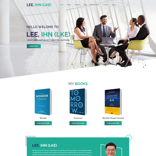 Personal website with the title 'wonderike'