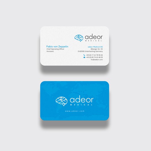 Worldwide design with the title 'Business card'