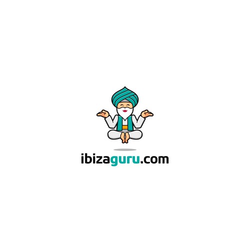 Guru logo with the title 'Ibizaguru logo design'