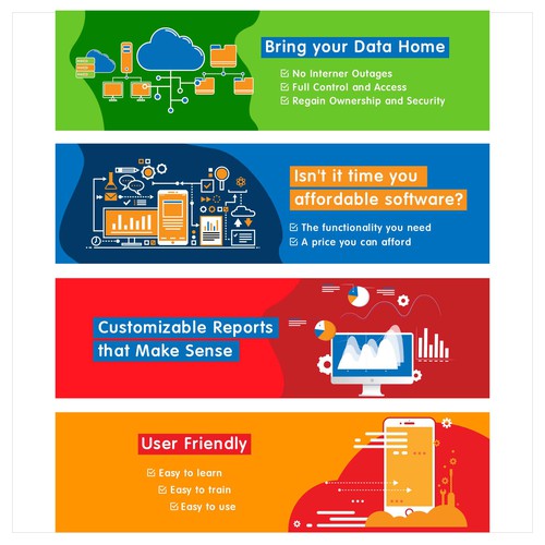 Slider design with the title 'Banners for Versai'