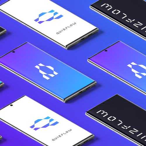 Machinery logo with the title 'QUIZFLOW Logo'