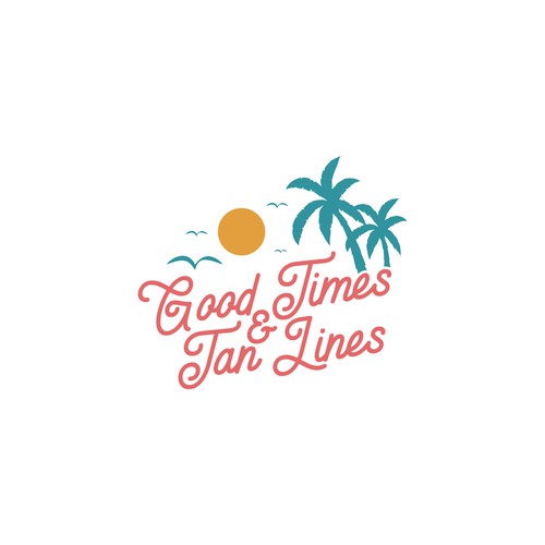Coconut Tree logo with the title 'Good Times & Tan Lines'