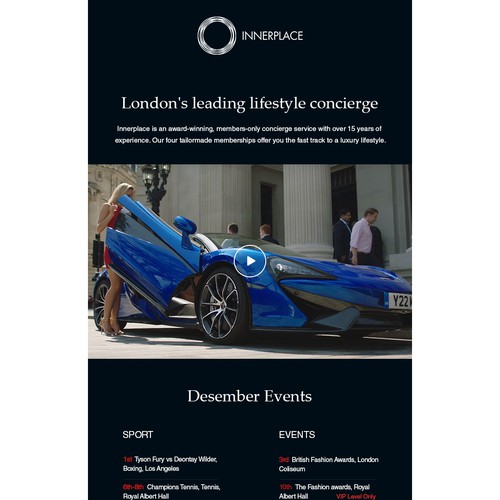 Mailchimp design with the title 'Email Template'