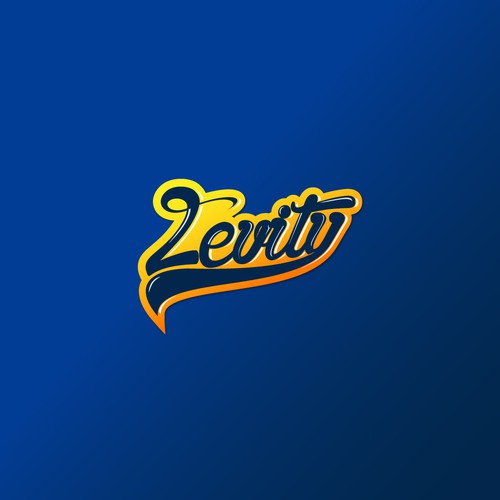 Realistic logo with the title 'Levity Logo Design'