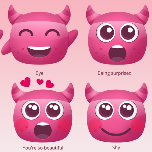 Love artwork with the title 'Emotions for a dating app'