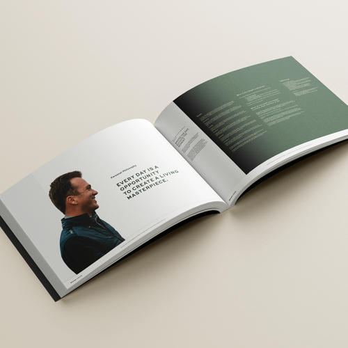 Personal design with the title 'Paxton O'Cornor Putin BrandGuide project'