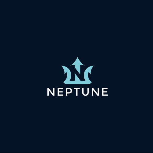 Pen tool logo with the title 'Iconic logo for Neptune'