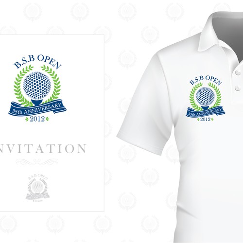 Anniversary design with the title 'VIP Party Logo / Invitation for Barry Swenson Builder'