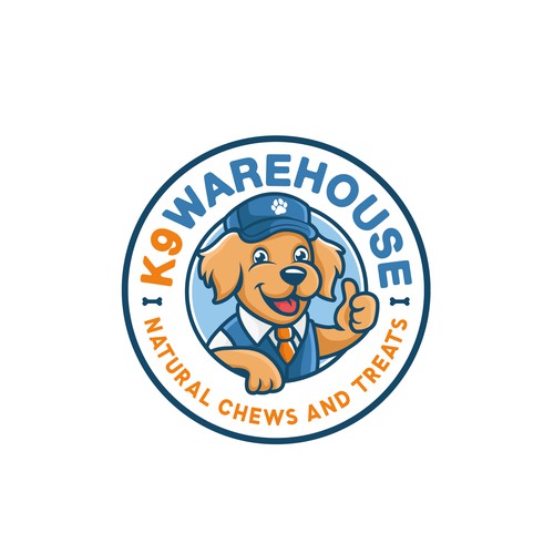 K9 logo with the title 'Logo for a dogs treats'