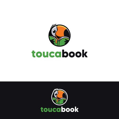 Design with the title 'Modern logo for educational mobile app'