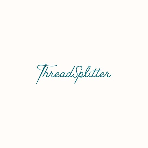 Needle logo with the title 'Logo for needlepoint craft gadget'